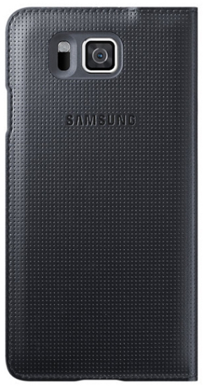Picture of Samsung Glaxy Alpha S-View Flip Cover - Black