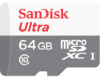 Picture of Sandisk Ultra Micro SDXC UHS-I Card w/ Adapter - 64GB